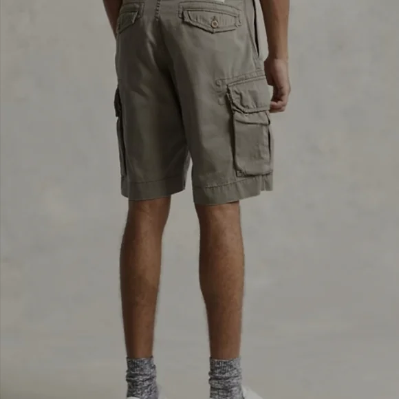 Polo Ralph Lauren Men's Olive Cargo Shorts - Picture 3 of 16